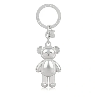 Abbildung von Tous Damen LLAVERO OSO Teddy Bear Plateado SILBERNER TEDDYBÄR SCHLÜSSELANHÄNGER, Plata, Talla Única
