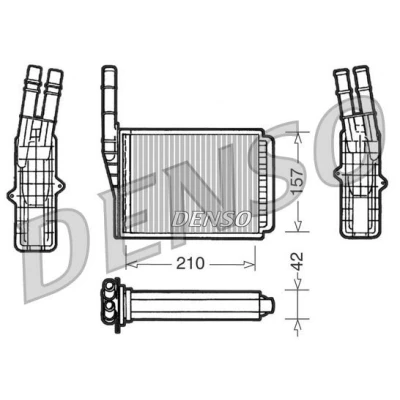 Abbildung von DENSO DRR23013 Wärmetauscher