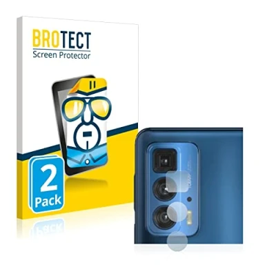 Abbildung von BROTECT (2 Stück Schutzfolie für Motorola Edge 20 Pro (NUR Kameraschutz) Displayschutz Folie Ultra Klar