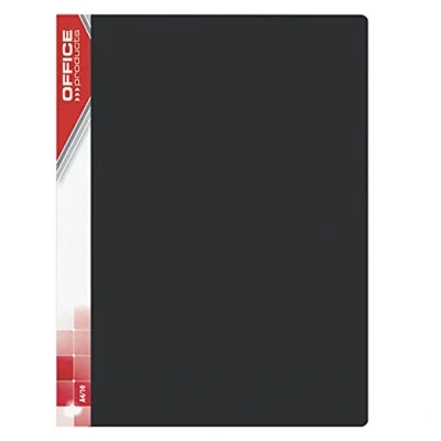 Abbildung von OFFICE PRODUCTS 21123011 05 Sichtmappe PP, A4, 620µ, 30 Prospekthüllen, schwarz