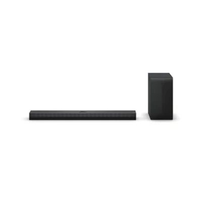 Abbildung von LG S70TY Intelligente Soundbar, 400 W, 3.1.1 Kanäle, Surround Sound, Dolby Atmos und DTS, breite Konnektivität, Bluetooth, USB, optischer Eingang, Schwarz