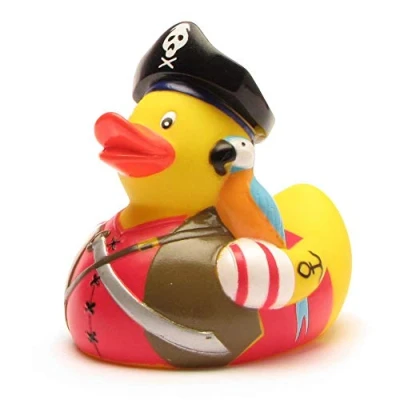 Abbildung von Seeräuber Badeente I Quietscheentchen Duckshop L: 10 cm