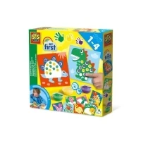 Abbildung von SES Creative 14442 My first Fingerabdruck Dinos, diverse Farben