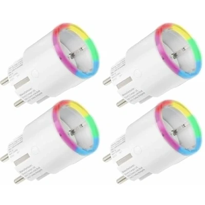 Abbildung von SHELLY WLAN Steckdose Plug S Gen3, Matter, weiß, 4 Stück