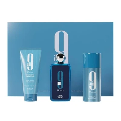 Abbildung von Afnan 9 Am Dive Parfüm Geschenkset Eau de Parfum (96.4 g), Shower Gel (142.7 Deodorant g)