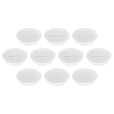Abbildung von Magnetoplan Magnet Discofix Junior 1662100 34mm weiß 10 Stück