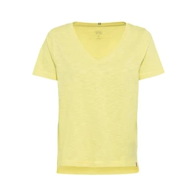 Abbildung von camel active Vneck Tshirt basic, Damen, Größe: Small, Limoncello