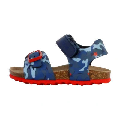 Abbildung von Geox Baby Jungen B CHALKI Boy Sandal, Navy/RED, 20 EU