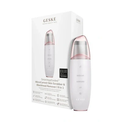 Abbildung von Geske SMARTAPPGUIDED Microcurrent SKIN Scrubber Blackhead Remover 9 IN 1 Gesichtspflege Zubehör, Größe: One Size, Starlight