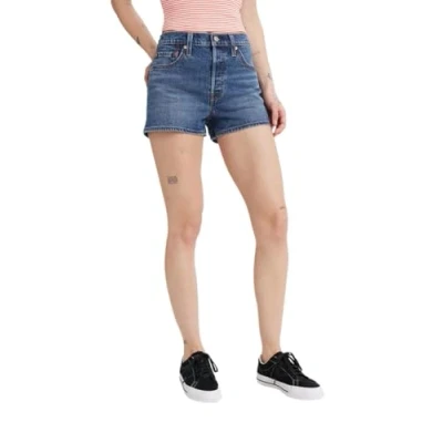 Abbildung von Levi&#039;s 501 Original Jeans Shorts, Damen, Größe: 23, Broken midnight