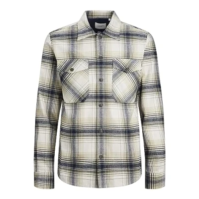 Abbildung von Jack &amp; Jones Jjeeddie LS NOOS Hemd, Herren, Größe: Small, Brown/green