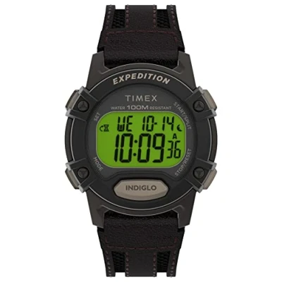 Abbildung von Timex Expedition CAT5 Herren Armbanduhr 41mm Lederband TW4B24500