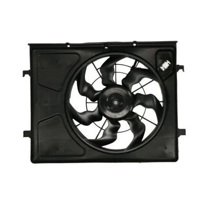 Abbildung von THERMOTEC D80509TT Lüfter 420 12 150 mit Kühlerlüfterrahmen (Zarge) HYUNDAI: i30 I Schrägheck, Kombi
