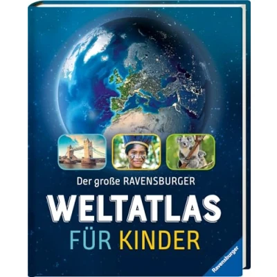 Abbildung von Ravensburger Buch &quot;Der große Weltatlas für Kinder&quot;, FSC schützt Wald weltweit