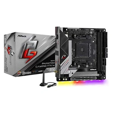 Abbildung von ASRock B550 Phantom Gaming ITX/AX unterstützt AMD AM4 RyzenTM/Future RyzenTM Prozessoren Motherboard