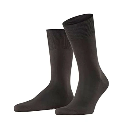 Abbildung von FALKE Herren Socken Firenze M SO Fil d&#039;Écosse Baumwolle einfarbig 1 Paar, Braun (Brown 5930), 41 42