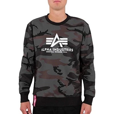 Abbildung von Alpha Industries Basic Sweatshirt, Herren, Größe: XS, Black