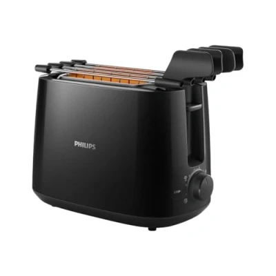 Abbildung von Philips Daily Collection HD2583/90, 8 Scheibe(n), Schwarz, Kunststoff, Tasten, Drehregler, China, 600 W