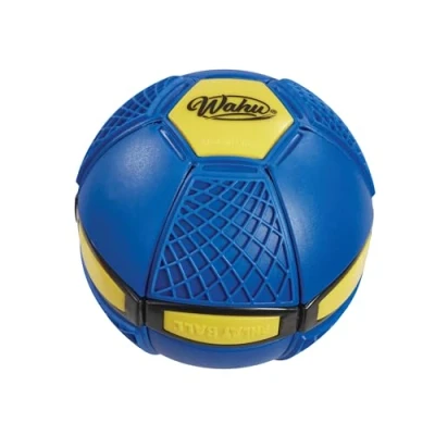 Abbildung von Wahu PHLAT Ball Junior Blau Mini Faltbare Wurfscheibe Outdoor Spiele für Kinder ab 5 Jahren Innovative 10,2cm, Frisbee 15,2cm 2+ Spieler Reiseversion
