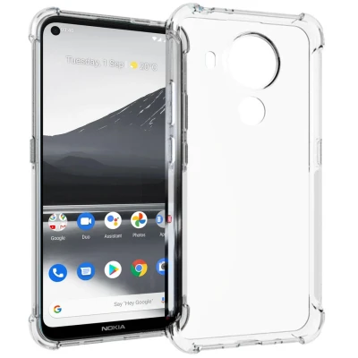 Abbildung von Nokia 5.4 Hülle Silikon iMoshion Soft Case/Backcover Handyhülle Transparent