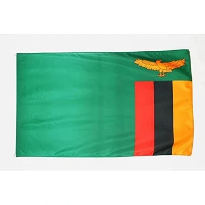 Abbildung von AZ FLAG Flagge Sambia 150x90 cm Republik Fahne 100% Polyester mit Messing Ösen 110g