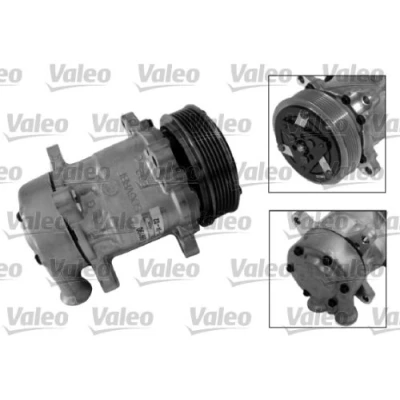 Abbildung von VALEO NEW ORIGINAL PART 699190 Kompressor SD6V12 12 PAG 46 R 134a mit Kompressoröl PEUGEOT: 206 Schrägheck, SW, CITROËN: Xsara Picasso