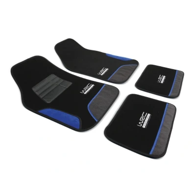 Abbildung von WRC 007436 Fußmattensatz PP (Polypropylen) vorne und hinten 4 schwarz, Blau Universelle passform 43*66, 41*30 kfzteile, kfzteile24, bandel online,