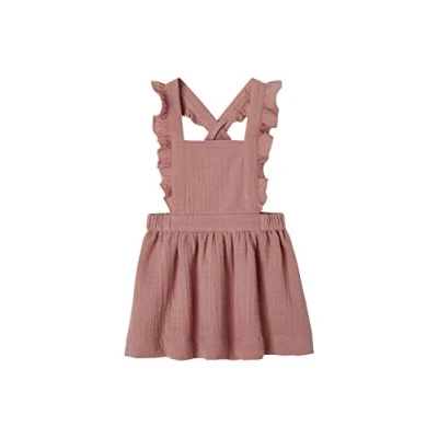 Abbildung von VERTBAUDET Wickelkleid aus Baumwollgaze für Babys, altrosa, 18 Monate