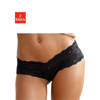 Abbildung von Vivance Panty, (Packung, 2 Stück), aus elastischer Spitze, sexy Dessous
