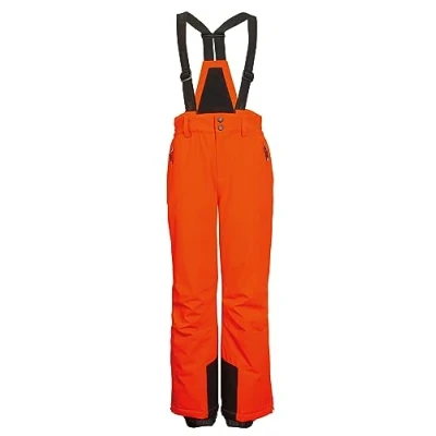 Abbildung von killtec Jungen Skihose/Funktionshose mit Latz, Kantenschutz und Schneefang KSW 148 BYS SKI PNTS, neon reinorange, 176, 41184 000