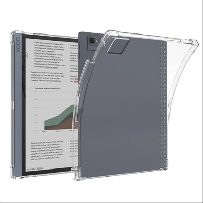 Abbildung von GIOPUEY Hülle für Boox Tab10C Pro/Tab Ultra 10.3, Weiche TPU Rückenschale, Dünne Abdeckung, Airbag Schutz, Case Kompatibel mit 10.3 Transparentes