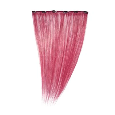Abbildung von American Dream Einteilige 100% Echthaar Clip In Extensions Farbe V88 Pink 46cm, 1er Pack (1 x 1 Stück)