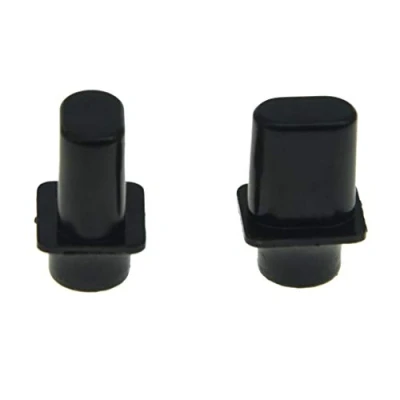 Abbildung von KAISH 2 Stück schwarze Vintage Zylinderschalterspitze 3 Wege oder 4 Tonabnehmer Wahlschalter für US Tele/Telecaster