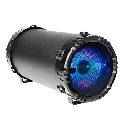 Abbildung von MARSGAMING MSB0, Bluetooth Lautsprecher, 10 W, tragbar, Micro SD, RGB, Flow, Karaoke, Schwarz
