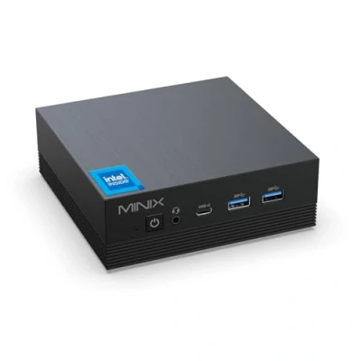 Abbildung von MINIX PC Z100 Aero, Intel 12nd Gen N100, 16GB DDR4, 512GB PCIe 3.0 X1 NVMe SSD Windows 11 Pro PC, Triple Display 4K/1GB + 2.5G LAN/USB A 3.2/USB C/WiFi 5/BT5.1/Vesa Mount/Buchse