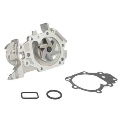 Abbildung von HEPU P954S Wasserpumpe inkl. Dichtungssatz mit technischer Dokumentation mechanisch RENAULT: CLIO 2, TWINGO 1, DACIA: SANDERO I, 2