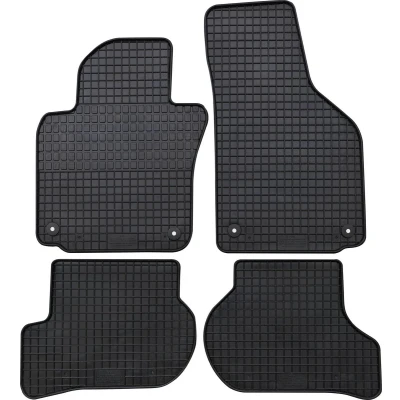 Abbildung von Petex 61110 Fußmattensatz Gummi vorne und hinten 4 schwarz VOLKSWAGEN: Golf 5 Schrägheck, 6, 6 Variant