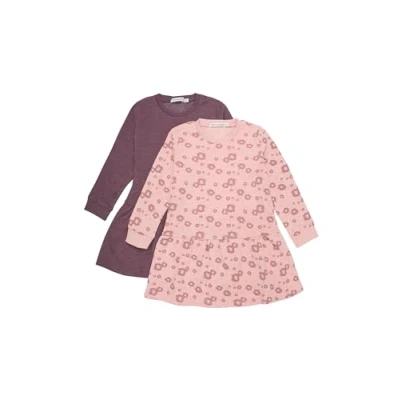 Abbildung von Minymo LS 2PACK Freizeitkleid für Kinder, Größe: 128, Misty rose