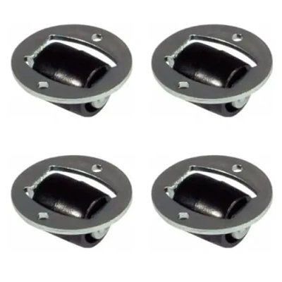 Abbildung von cyclingcolors 4x Rollen Druckkugellager laufrolle möbelrollen 360 26mm möbel Drehbeschlag schrankrolle Lenkrollen Transportrollen