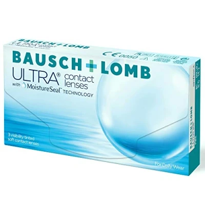 Abbildung von Bausch + Lomb Ultra, sphärische Premium Monatslinsen, Kontaktlinsen weich, 3 Stück BC 8.5 mm / DIA 14.2 +4.75 Dioptrien