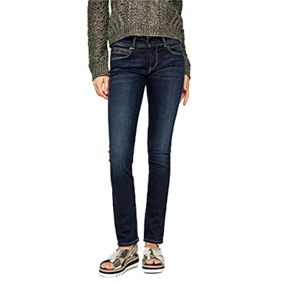 Abbildung von Pepe Jeans Damen New Brooke Jeans, 000denim, 33W / 30L EU