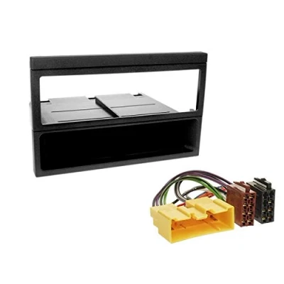 Abbildung von 1 Din Radio Einbauset Blende Radioanschlusskabel Antennenadapter für Mazda 323 (BJ Facelift) 2000 2003