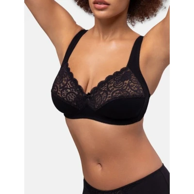 Abbildung von Dorina Georgina NON Padded Triangel BH, Damen, Größe: 95D, Black