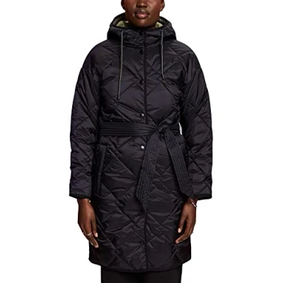 Abbildung von edc by Esprit Wintermantel, Damen, Größe: Large, Black