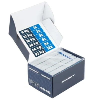 Abbildung von 6Kg Klebegewichte Kleberiegel Auswuchtgewichte 4x5g + 4x10g 100 Stück á 60g