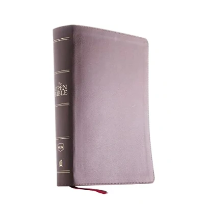 Abbildung von The NKJV, Open Bible, Brown Leathersoft, Red Letter, Comfort Print: Complete Reference System