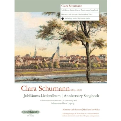 Abbildung von Jubiläums Liederalbum 14 Lieder für Mittlere / Tiefe Singstimme und Klavier : Sammelband, CD oder Singstimme, (Edition Peters)