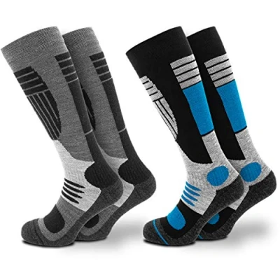 Abbildung von Occulto 2 PACK Skisocken Socken, Herren, Größe: 43 46, Black blue