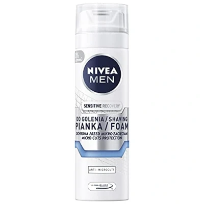 Abbildung von NIVEA MEN Sensitive Recovery Regenerierender Rasierschaum 200 ml