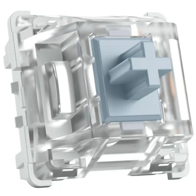Abbildung von Glorious Gaming 120x Kailh Mechanical Keyboard Switches (Silber) Linear &amp; schnell, 40g Auslösegewicht, Speed Schalter, 3 Pin Anschluss, SMD LED kompatibel Silver
